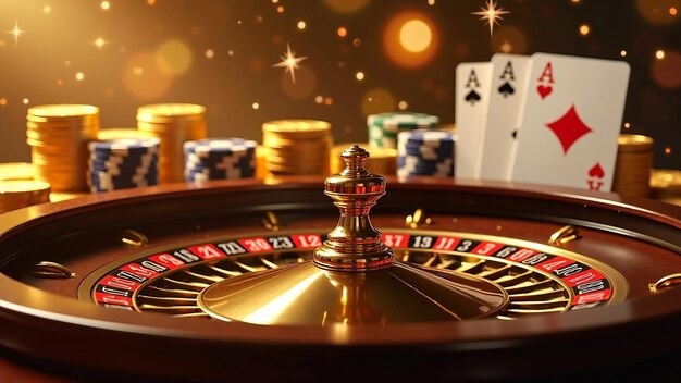 Community cards reveal during flop round